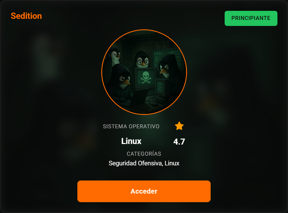 TheHackersLabs-Sedition